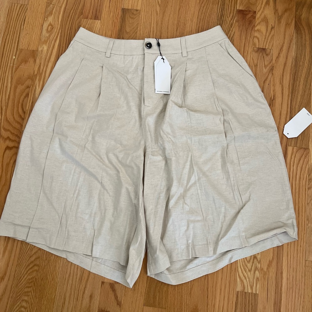 Universal Standard Tailored Linen Shots | Brand New, Tags Attached |  Size 14-16